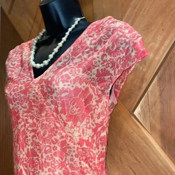 Sundance Silk Peach Dress- Small - Picture 6 of 9